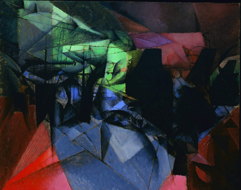 L'Atelier de mécanique (1914) - Jacques Villon Tablo
