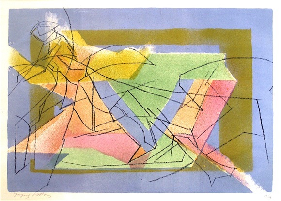 L'Ecuyere (1954) - Jacques Villon Tablo