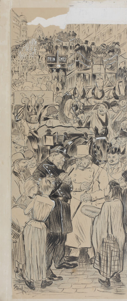 L'Encombrement - Théophile Steinlen Tablo