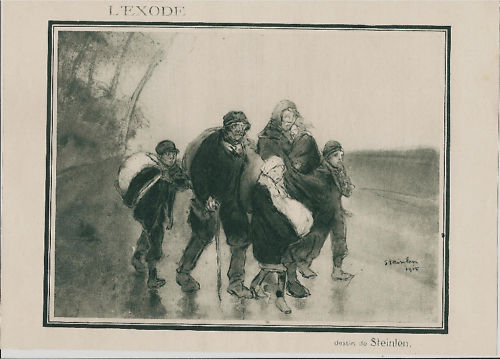 L’Exode (1915) – Théophile Steinlen Tablo