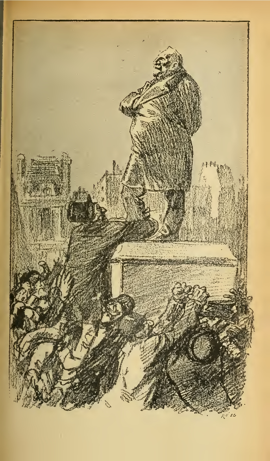 L'Homme De Bronze - Théophile Steinlen Tablo kanvas tablo