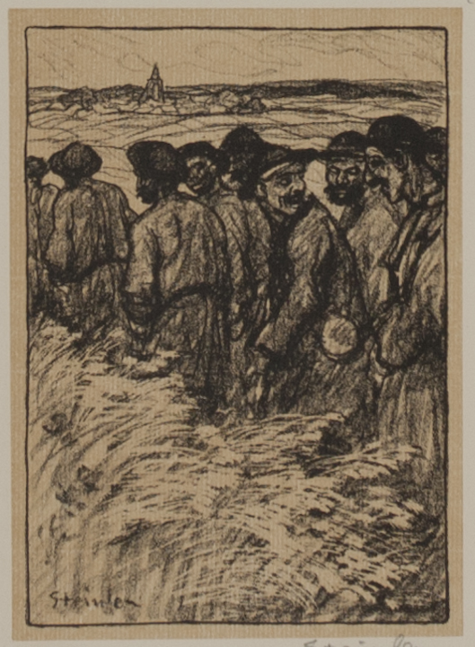 L’Train des Geules Noires (1907) – Théophile Steinlen Tablo