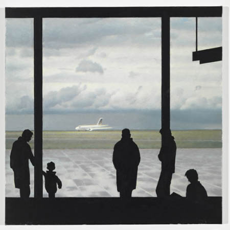 L'aeroport, L'attente - Erik Bulatov Tablo