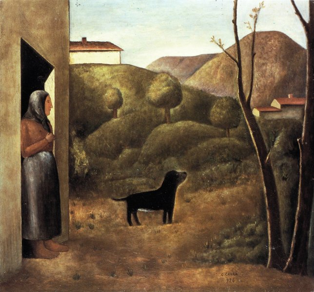 L’attesa (1926) – Carlo Carrà Tablo