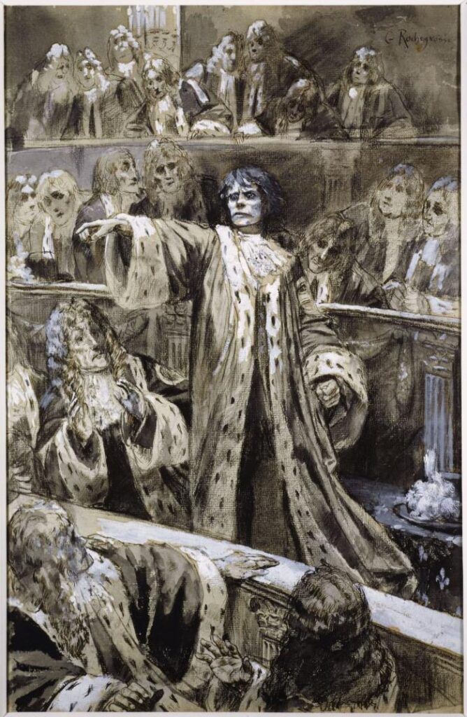 L'homme Qui Rit Gwynplaine À La Chambre Des Lords - Georges Rochegrosse Tablo