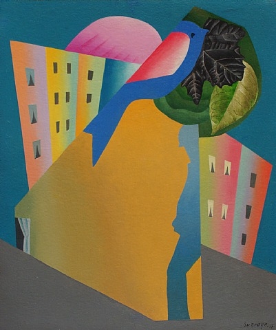 L'oiseau (1915) - Léopold Survage Tablo