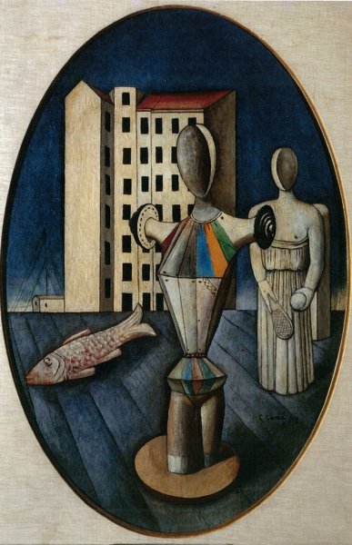 L’ovale delle apparizioni (1918) – Carlo Carrà Tablo