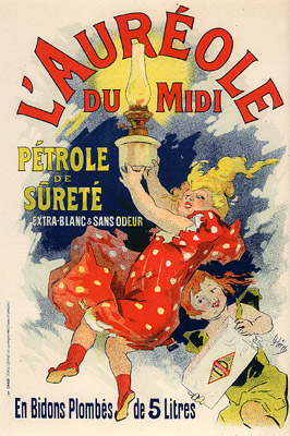 L´Aureole du Midi, Pétrole de sureté (1900) – Jules Chéret Tablo