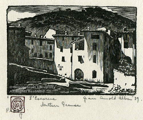 L’Escarène, Southern France (1929) - Grace Albee Tablo