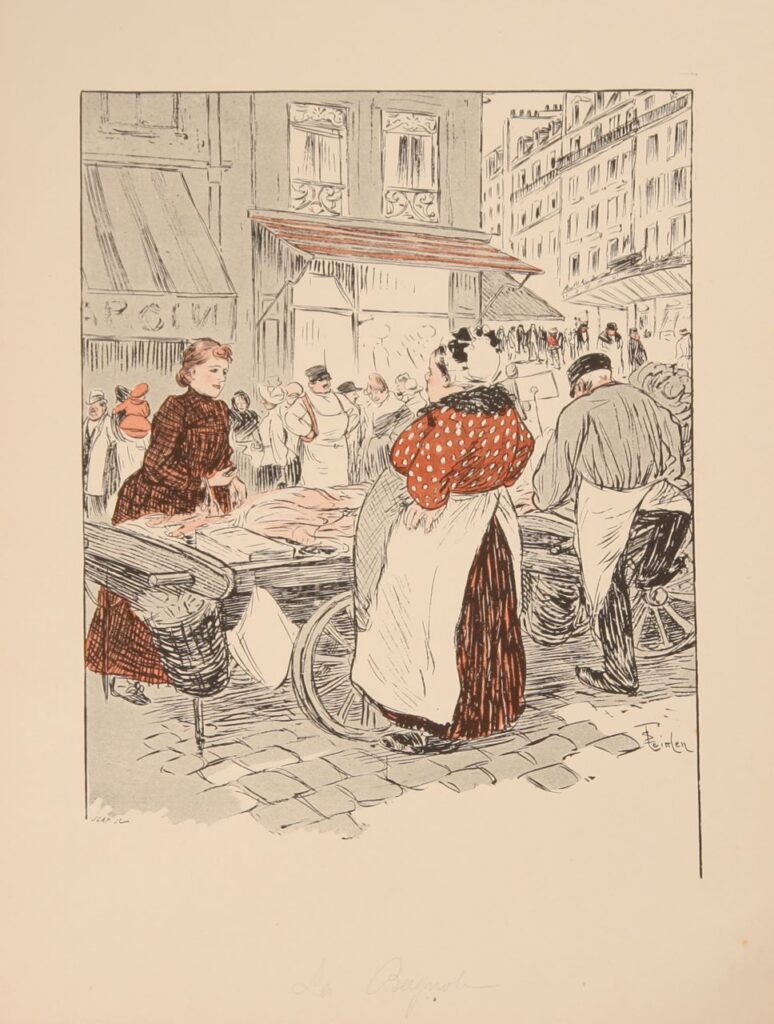 La Bagnole - Théophile Steinlen Tablo