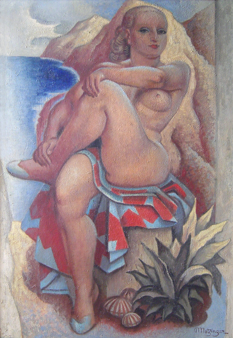 La Baigneuse, (Nu) (1937) - Jean Metzinger Tablo