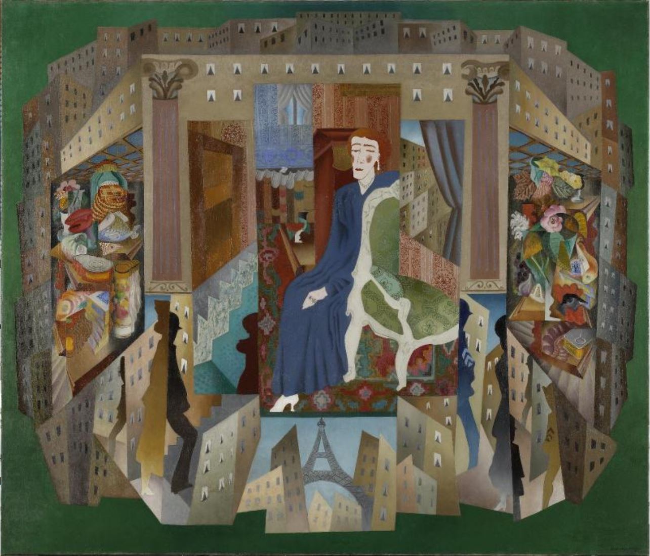La Baronne d'Oettingen (1917) - Léopold Survage Tablo