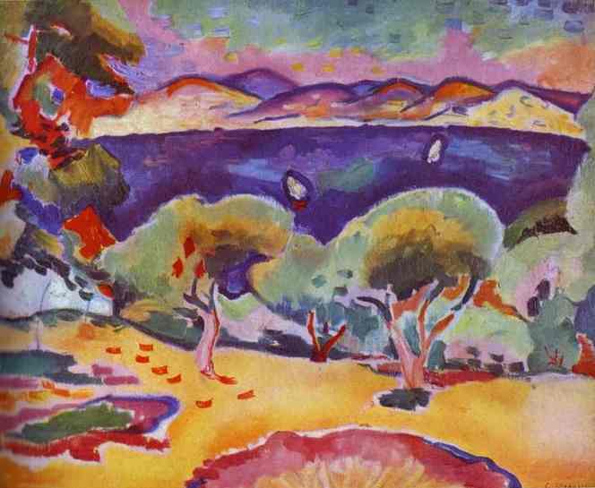 La Ciotat (1907) - Georges Braque Tablo