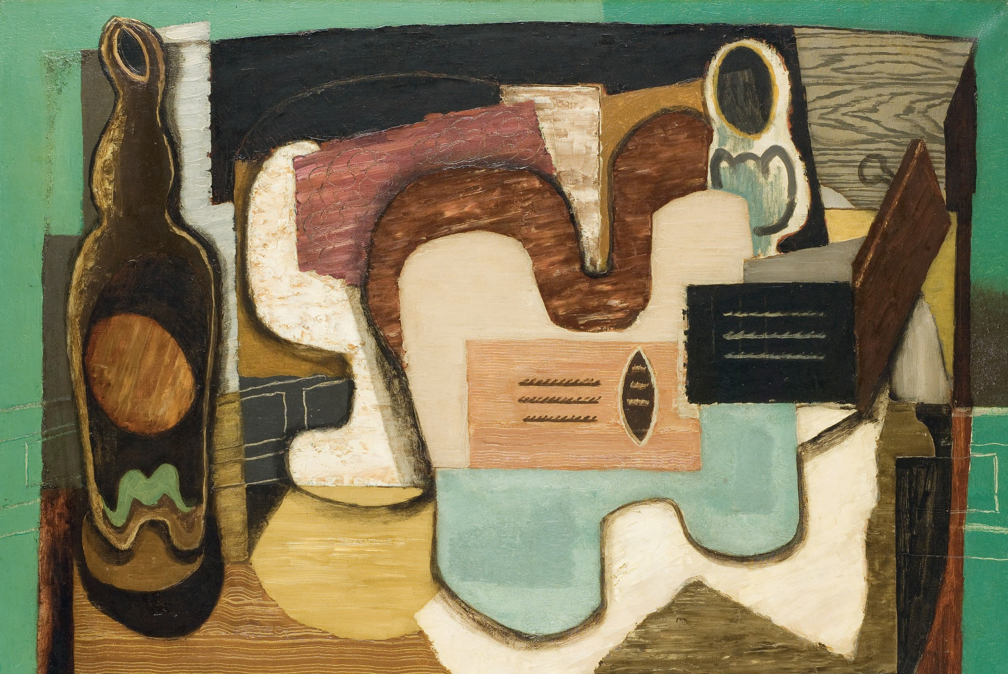 La Cithare (1923) - Louis Marcoussis Tablo