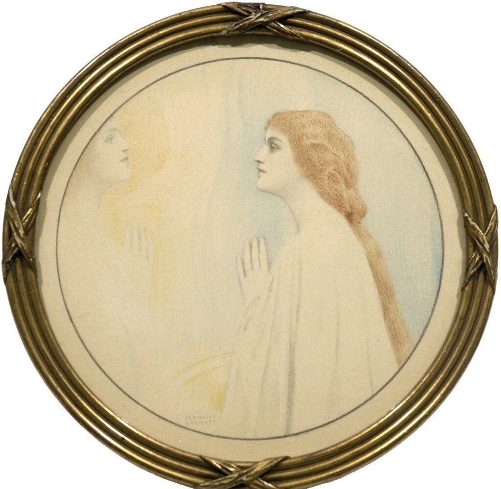 La Conscience (1905) - Fernand Khnopff Tablo