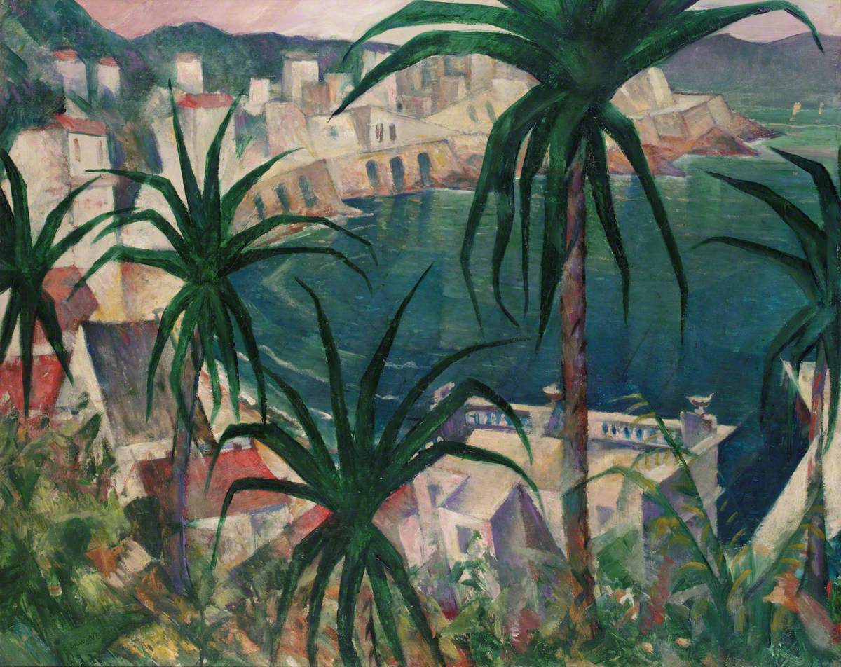 La Corniche (1920) - C. R. W. Nevinson Tablo