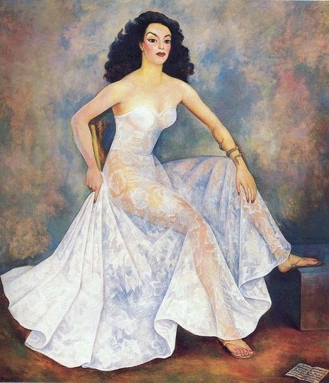 La Dona Maria Felix (1949) – Diego Rivera Tablo