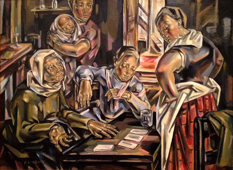 La Echadora De Cartas (1924) - María Blanchard Tablo
