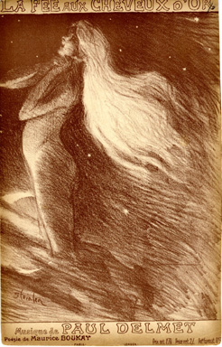La Fee Aux Cheveux D’Or (1897) – Théophile Steinlen Tablo