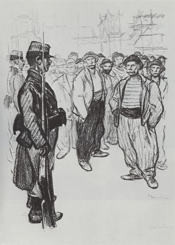 La Greve des Juifs (1898) - Théophile Steinlen Tablo