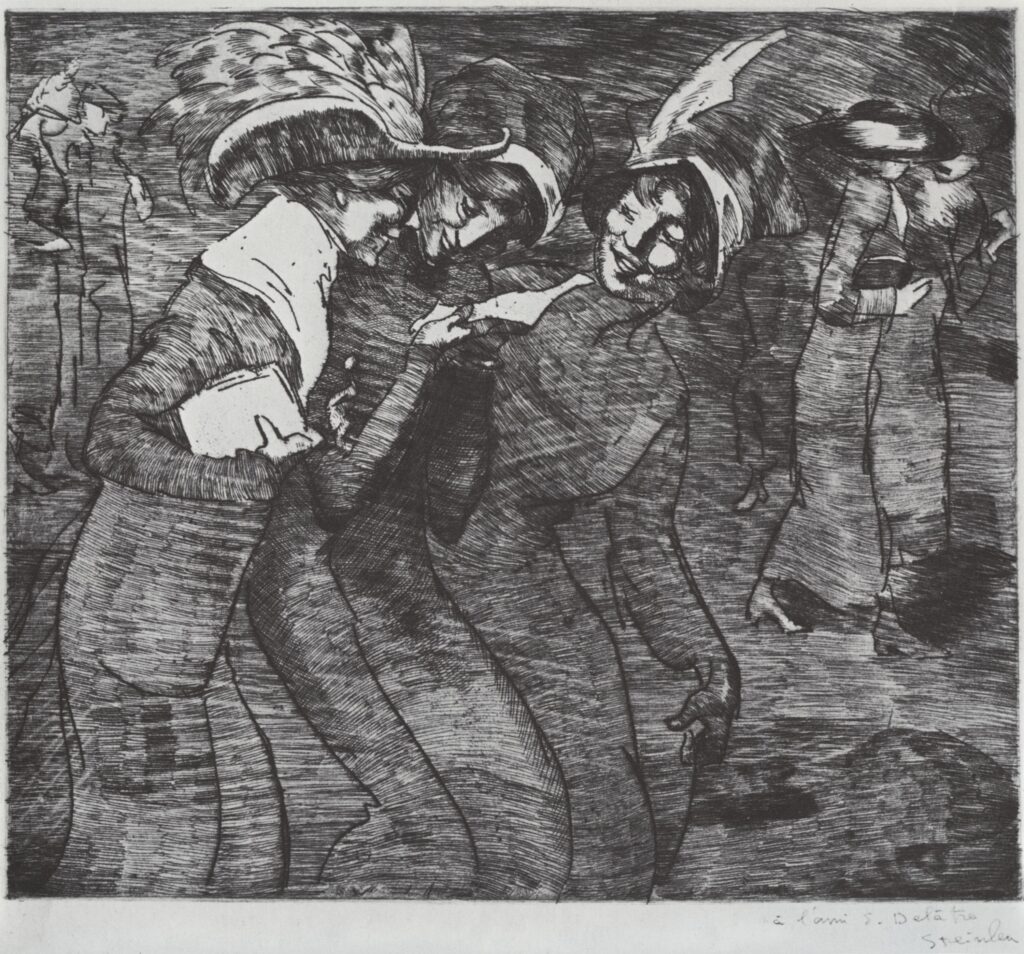 La Lettre (1912) - Théophile Steinlen Tablo
