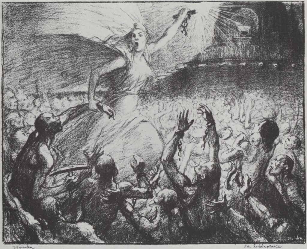 La Liberatrice (1903) - Théophile Steinlen Tablo