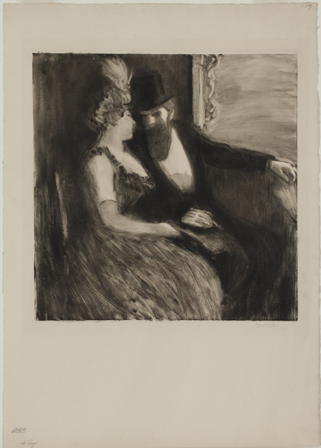 La Loge (1894) – Théophile Steinlen Tablo
