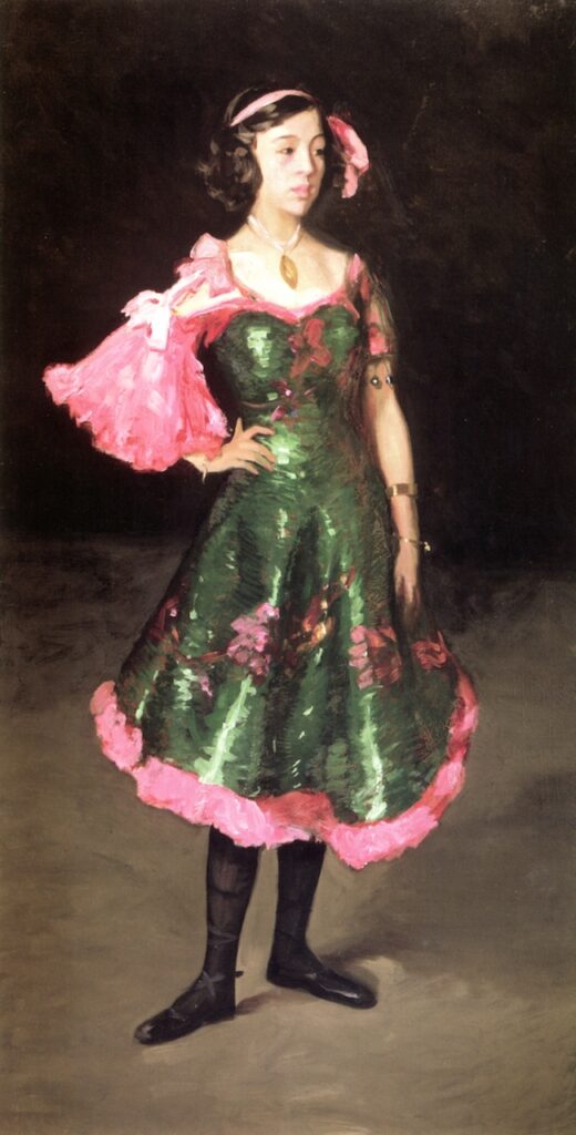 La Madrileñita (1910) - Robert Henri Tablo