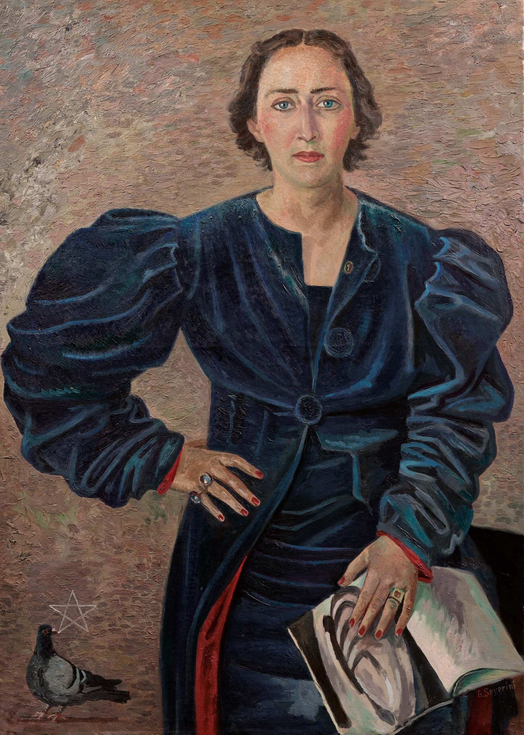 La Marchesa Maria De Seta (1937) - Gino Severini Tablo