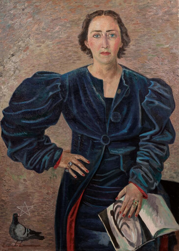 La Marchesa Maria De Seta (1937) - Gino Severini Tablo