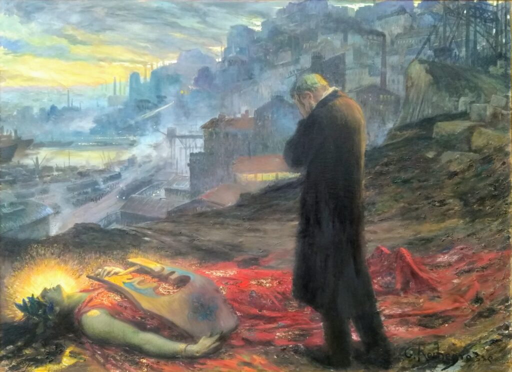 La Mort De La Pourpre (1914) - Georges Rochegrosse Tablo