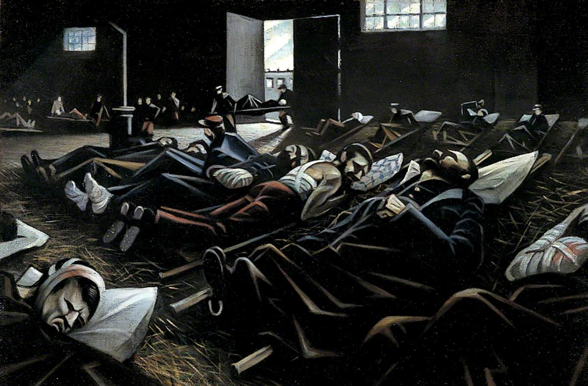 La Patrie (1916) - C. R. W. Nevinson Tablo