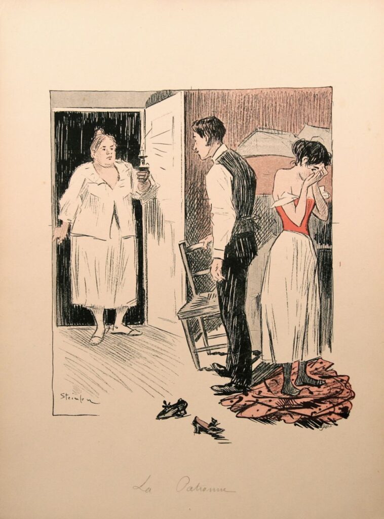 La Patronne – Théophile Steinlen Tablo