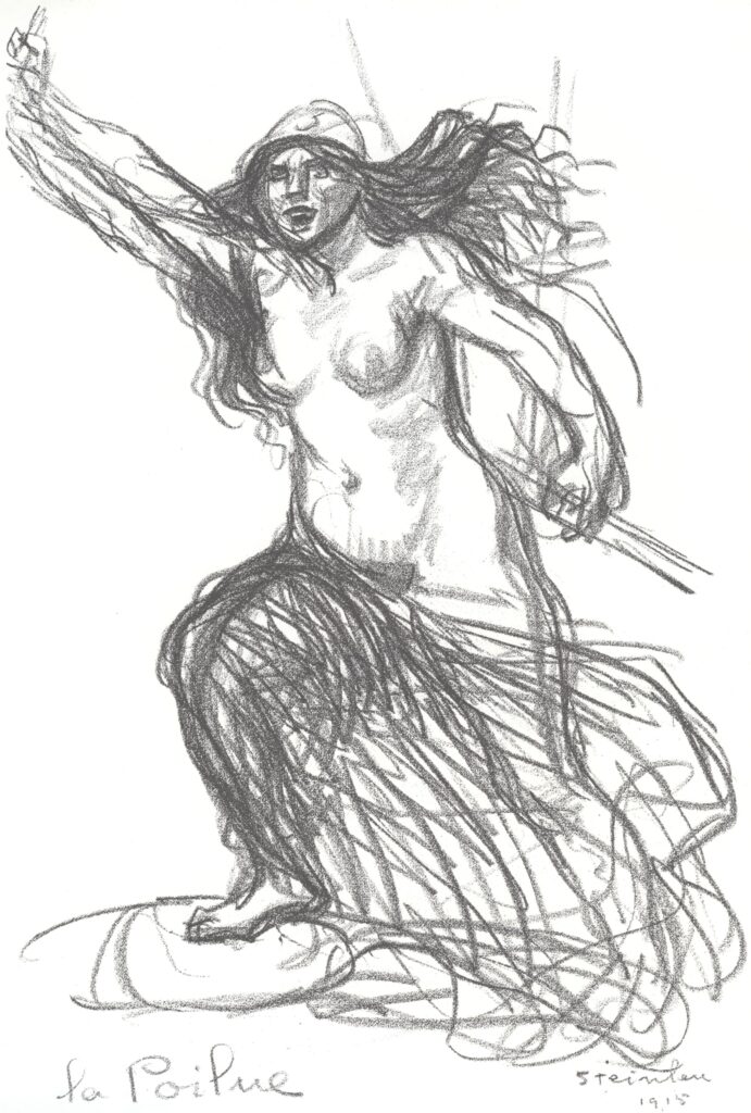 La Poilue (1916) - Théophile Steinlen Tablo