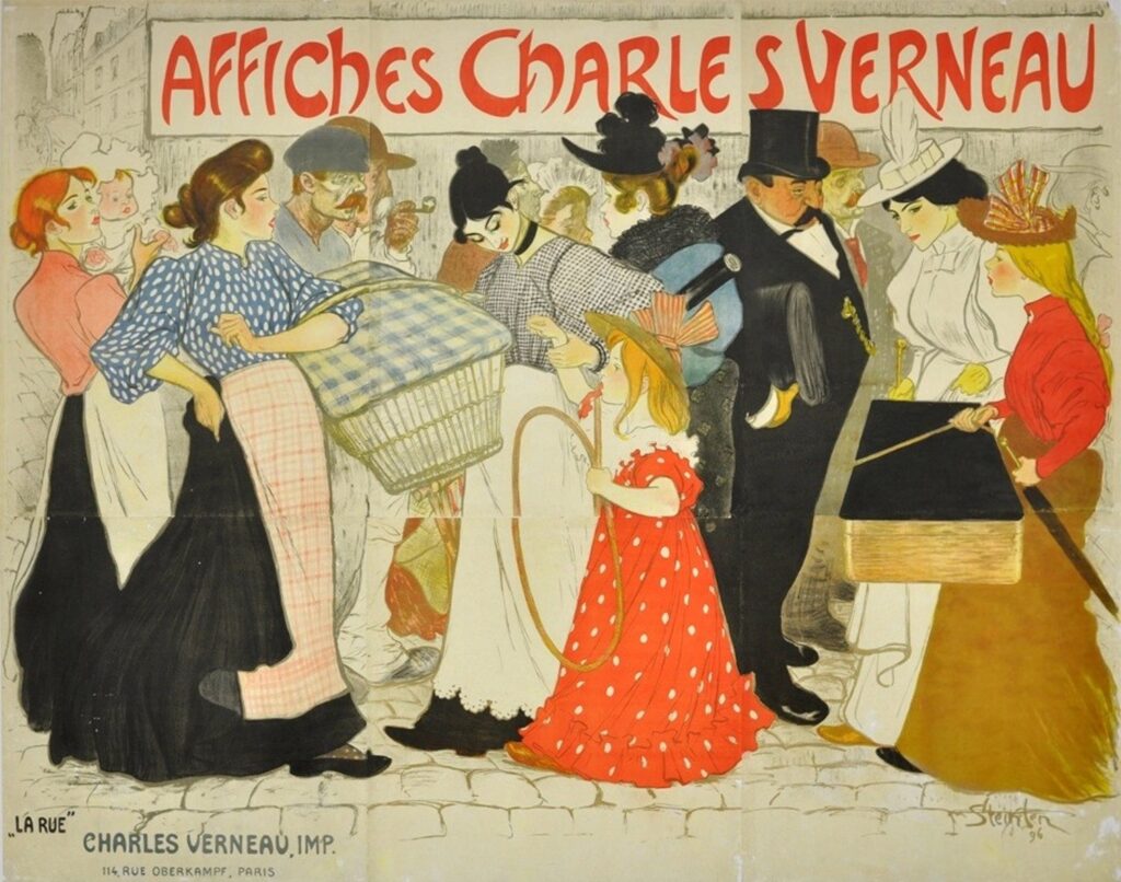 La Rue - Théophile Steinlen Tablo