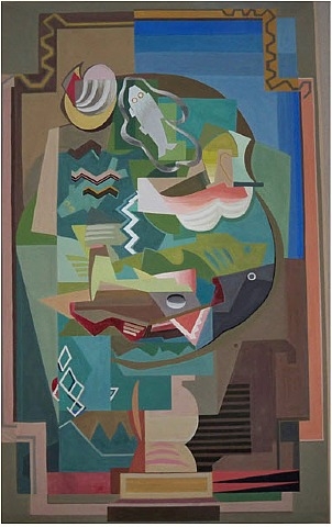 La Table (1927) - Louis Marcoussis Tablo