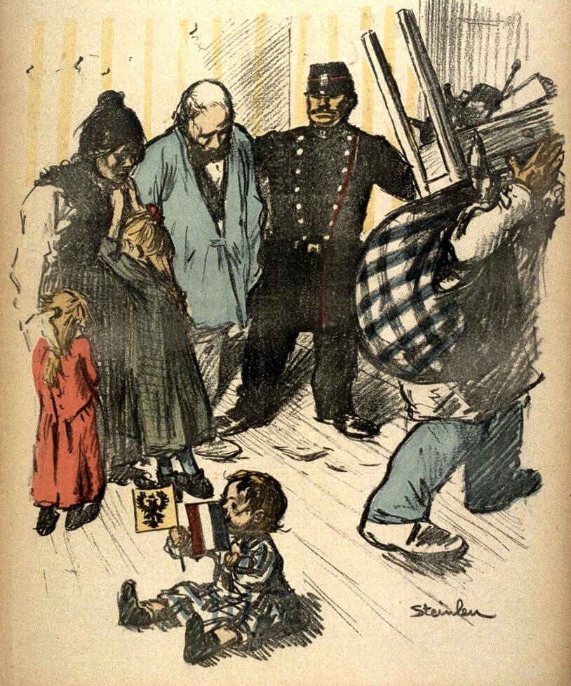 La Terme Franco Russe (1897) – Théophile Steinlen Tablo