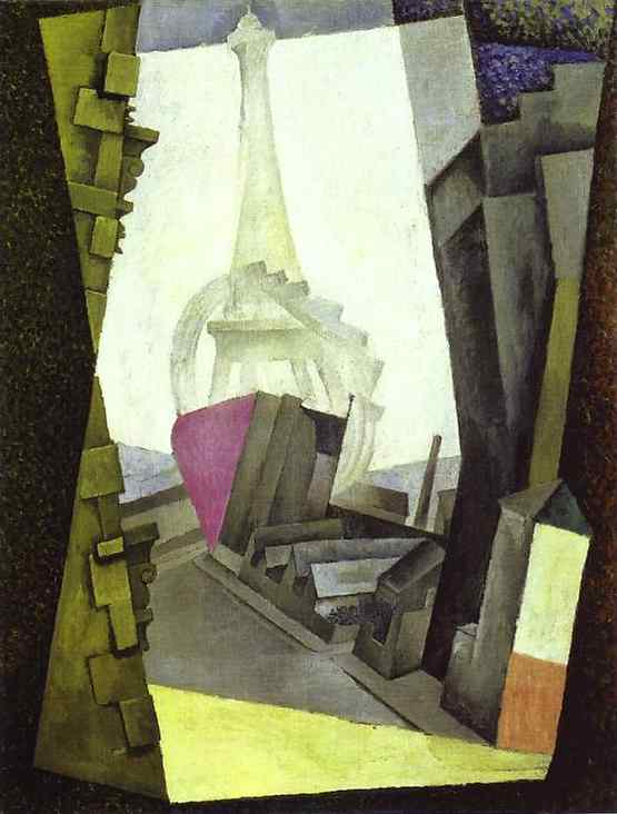 La Tour Eiffel (1914) – Diego Rivera Tablo