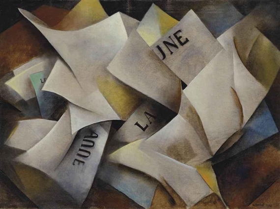 La Tribune (1952) - Gustave Buchet Tablo
