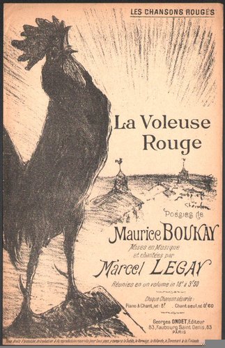 La Voleuse Rouge – Théophile Steinlen Tablo