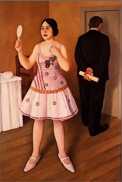 La canzonettista (1925) – Antonio Donghi Tablo