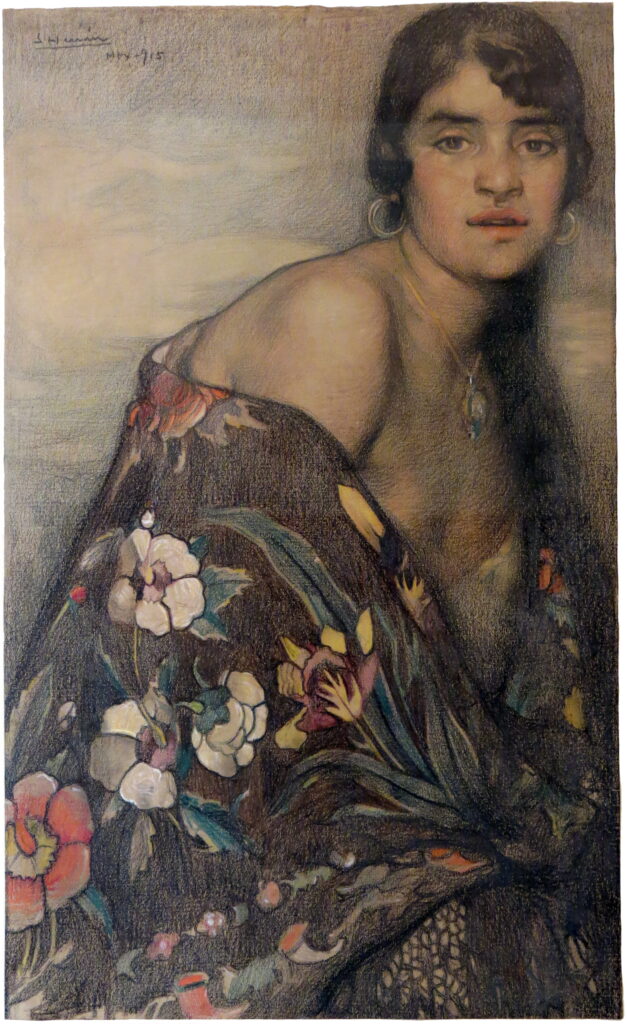 La criolla del mantón (1915) - Saturnino Herrán Tablo