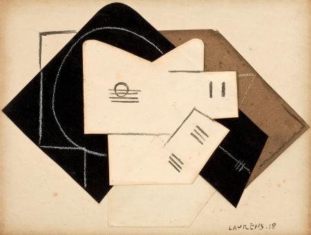 La guitar rose (1918) - Henri Laurens Tablo