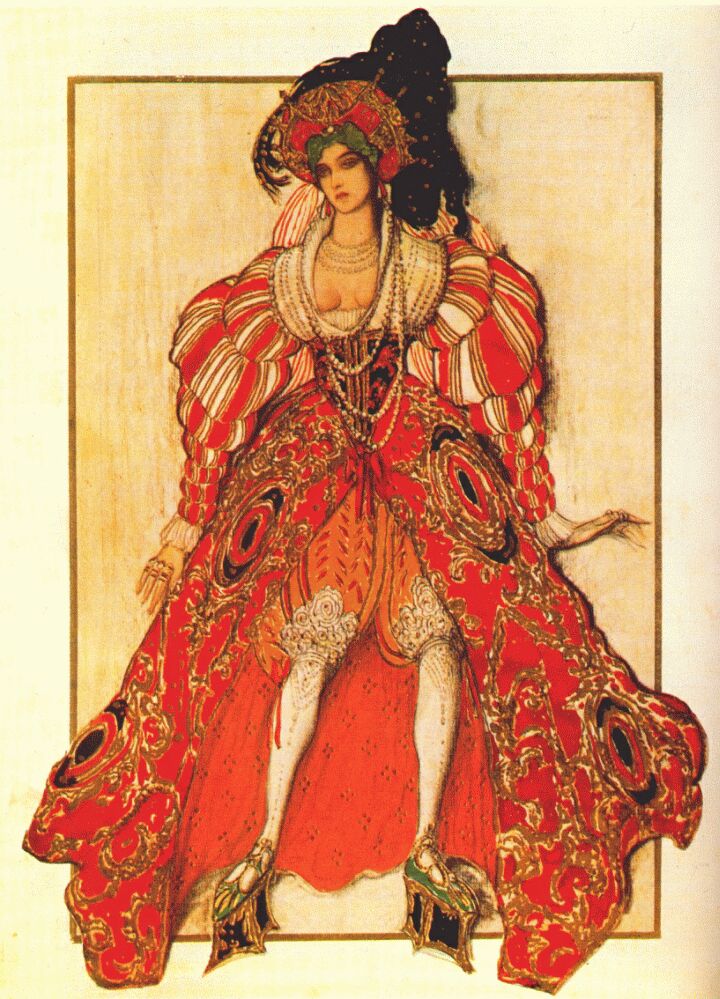 La legende de Joseph Potiphar’s wife (1914) – Léon Bakst Tablo