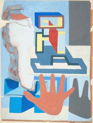 La main et la boite d'allumettes (1932) - Le Corbusier Tablo