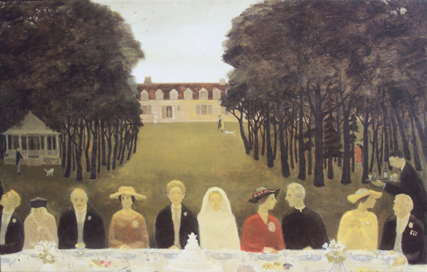 La noce de juin - Jean Paul Lemieux Tablo