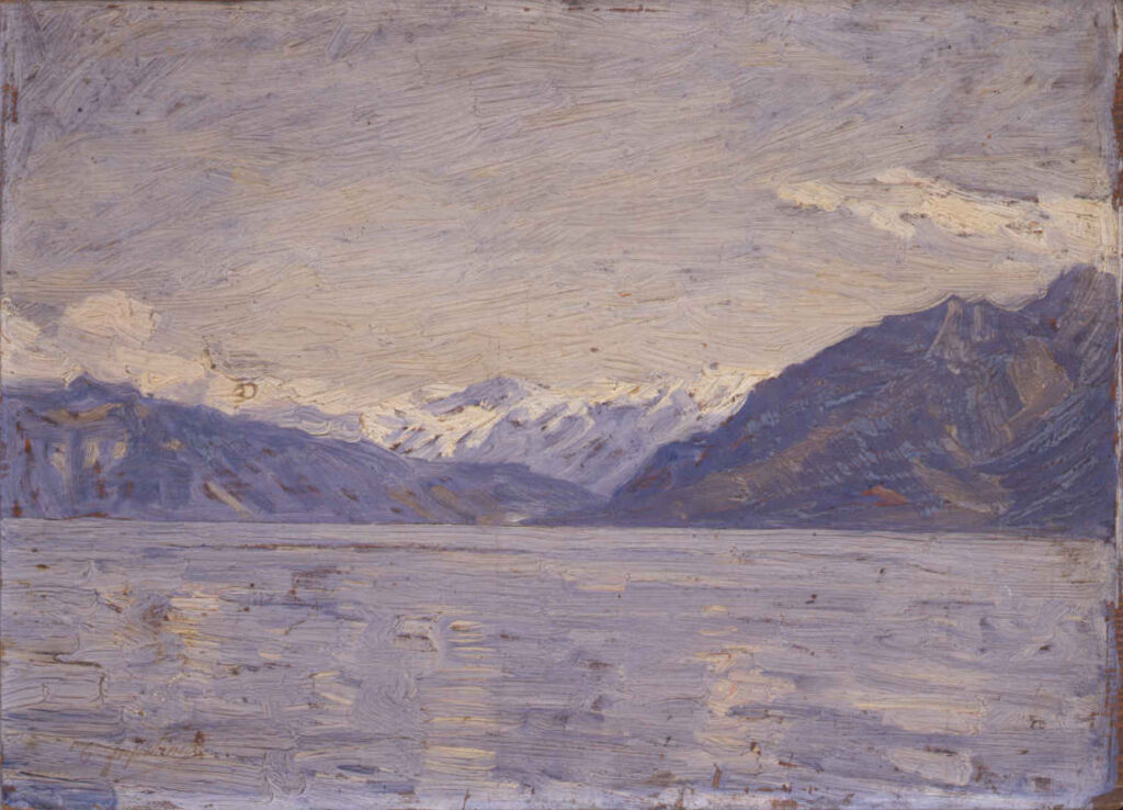 Lac Leman (1908) - Fujishima Takeji Tablo