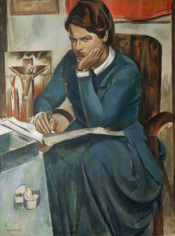 Lady Naomi Mitchison (1897–1999), Author (1938) - Wyndham Lewis Tablo