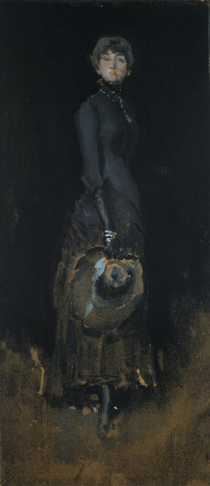 Lady in Gray (1883) - James McNeill Whistler Tablo