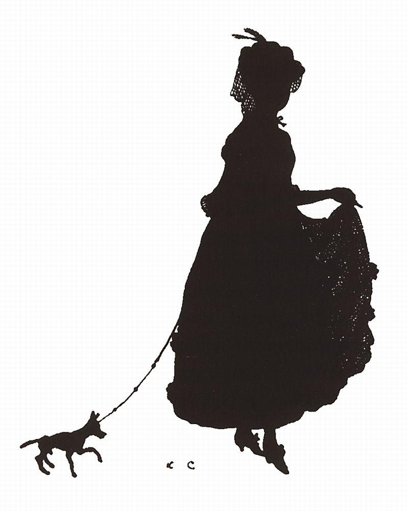 Lady with the Dog (1906) – Konstantin Somov Tablo